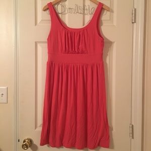 COPY - Coral Sleeveless Dress w/Shrug Size Medium